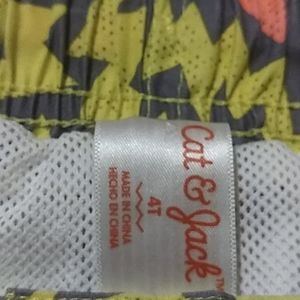 Cat and jack 4t boys swim trunks